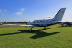 Privat, OE-DMG, Piper PA-46-500TP Malibu Meridian, S/N: 4697345. Bonn-Hangelar (EDKB) am 26.08.2023.