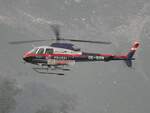 OE-BXN (Helicopter Aerospatiale AS350B1 Ecureuil Serial 2214) anlässlich eines Brandes am 1557mtr. hohen Gartenzinken bei Bad-Ischl; 210620