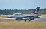 F16B ESK 723 ET-210 aus Dänemark auf der  NATO Air Base Geilenkirchen gelandet.