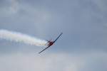 North American T6 im Flugdisplay auf dem Flugtag 2010 in Weser-Wmme am 11.09.10