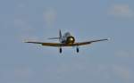North American T 6  Texan  beim Anflug auf Breitscheid - 21.08.2010
