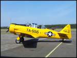 North American AT-6 Trainingsflugzeug in Heringsdorf am 06.04.2013