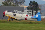 Private, HB-RCN, North American T-6G Texan, msn: 197-035, 19.Oktober 2007, BSL Basel-Mühlhausen, Switzerland.