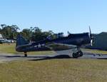 North American SNJ-4 Texan, VH-NAG, Caboolture Airfield (CA3/YCAB), 17.8.2025