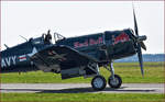 Red Bull OE-EAS; F4U-4 Corsair; Maribor MBX; Flying Bulls Trainings Camp von 9.