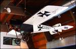 Fliegen Replik (OK-LUG41) Pfalz E.I.- deutschen Jagdflugzeuge im Ersten Weltkrieg, Luftfahrtmuseum Mladá Boleslav am 22.9.2019.