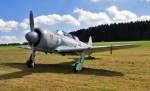 Yak-11, F-AZYA, Schul- und bungsflugzeug, auf dem Flugtag in Breitscheid - 21.08.2010
