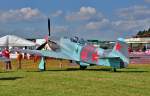 Yak-3, russisches Jagdflugzeug beim Flugtag in Breitscheid - 21.08.2010