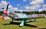 Yakowlew Yak-3, Jagdflugzeug UdSSR, auf dem Flugtag in Breitscheid - 21.08.2010