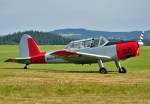 DHC-1 Chipmunk T10 - WB 671 - Schulflugzeug Oldie in Wershofen - 02.09.2012