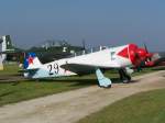 F-AZFJ, Jakowlew Jak-11 auf dem Oldtimer Fliegertreffen Hahnweide, 04.09.2005