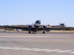 SPECTRUM DC-3 ZS-ASN mit Spezialausrüstung für wissenschaftliche Forschung auf dem Airport Ayers Rock in Australien am 6.3.2010