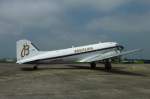 Flughafen Lahr/Schwarzwald, zu Gast bei der Vorstellung der Breitling Super Conny die DC-3 vom gleichen Sponsor, 30.April 2011 