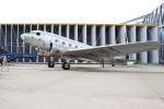 Die Douglas DC-2 PH-AJU auf dem Flughafen Hamburg Fuhlsbttel beim 100 Jahre Hamburg Airport Geburtstag am 24.09.11