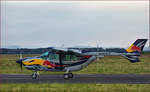 Red Bull N991DM; Cessna C337; Flying Bulls Training Camp auf Maribor Flughafen MBX.