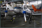 Die 1958 gebaute Let Aero Ae-45S Super DM-SGF in der Lackierung der Lufthansa der DDR im Luftfahrtmuseum Wernigerode.