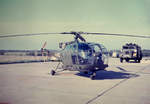 Eine Alouette III der niederländischen Luftwaffe, Kennzeichen A-342 zu Besuch auf dem ehemaligen Heeresfliegerflugplatz Itzehoe-Hungriger Wolf (HFlgBtl 6) im Sommer 1965