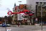 Airbus Helicopters H135, D-HRTD der DRF Luftrettung, Berlin im Februar 2026.
