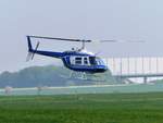 Bell 206 B Jet Ranger III, D-HSTA, Flugplatz Gera (EDAJ), 6.5.2017