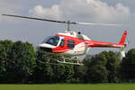 Privat, D-HALK, Bell 206B Jet Ranger II. Flugplatzfest Ailertchen (EDGA), 20.05.2024.
