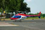 Bell 206 B-3 JetRanger III D-HIPY der Air Lloyd in Bonn-Hangelar - 23.08.2012