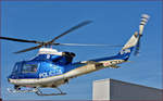 Policija S5-HPA; Bell 412; Maribor Krankenhaus Rettungsdienst Einsatz; 25.1.2018