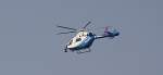 Polizei Hubschrauber in Lehrte, am 17.04.2011.