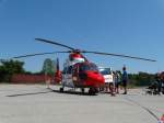 Johanniter Eurocopter AS 365 N2 (Christoph Gießen) D-HFKG am 07.06.15 in Hanau beim Tag der Offenen Tür der Feuerwehr