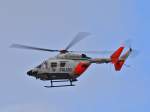 D-HNWO, ein Eurocopter BK-117 C-1 der Polizei in Nordrhein Westfalen am 12.01.2012 ber Aachen.