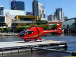 VH-JBY, Eurocopter EC-120B, Microflite Helicopter Services, Melbourne Helipad Batman Park, 15.1.2018