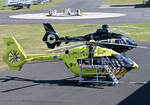 H 145, PH-OOP Air Ambulance Frysland und EC 135P-2, D-HRGR zur Wartung bei der ADAC-Werft in Bonn-Hangelar - 30.03.2021