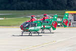 Polizei, D.HMVA + D-HMVP, Eurocopter, EC-135, 01.09.2022, RLG, Rostock-Laage, Germany
