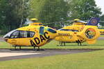 ADAC Luftrettung, D-HJMD, Eurocopter EC 135P2, S/N: 0463. Bonn-Hangelar (EDKB) am 01.05.2024.