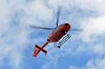 EC 135T-2 D-HZSO Luftrettung beim Abflug vom Krankenhaus Euskirchen - 26.02.2010