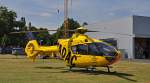 EC 135P-1 D-HRET vom ADAC auf dem Flugplatz Bonn-Hangelar - 25.06.2010