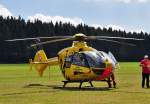 EC-135 des ADAC, D-HPMM in Breitscheid 21.08.2010