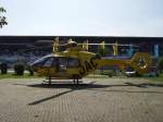Ein EC 135 des ADAC beim DTM Rennen am Nrburgring am 16.08.09
