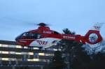DRF Luftrettung   Eurocopter EC-135 P2+   D-HDRX   St.Vincentius Hospital,Karlsruhe, Germany   13.02.11