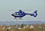 EC-135 D-HVBP, Bundespolizei, bei Schulungsflgen in Bonn-Hangelar, 09.02.2011
