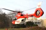 DRF Luftrettung   Eurocopter EC-135 P2+   D-HDRX  St.Vincentius Hospitel, Karlsruhe,Germany  05.03.11