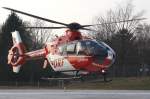 DRF Luftrettung   Eurocopter EC-135 P2+   D-HDRX  St.Vincentius Hospitel, Karlsruhe,Germany  05.03.11