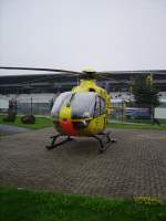 Ein ADAC EC 135 am 08.08.10 beim DTM Rennen auf den Nrburgring 