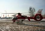 DRF EC-135P2 D-HDRL bei einem Einsatz in Strausberg-Nord am 12.02.2012