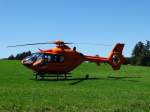 EC 135 (D-HZSA) Christoph 17 am 03.08.15 in Allgäu am Rottachspeicher per Zufall fotografiert