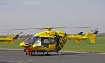 EC-145 D-HWVS, Christoph 71 ADAC, bei einer technischen berprfung am Flugplatz Bonn-Hangelar - 07.04.2010