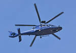 EC 155 B1, D-HLTO der Bundespolizei aus Bonn-Hangelar über Euskirchen - 07.09.2021
