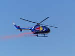 Red Bull Airforce, Messerschmitt-B�lkow-Blohm Bo-105 CBS-4, N154EH, Sun`n Fun Airshow, Lakeland-Linder Int.