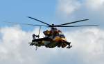 Mi-24 Hind der ungarischen Luftwaffe im Anflug zum Flugtag in Breitscheid - 21.08.2010