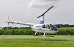 Robinson R-44 Raven II, D-HNEL bei Rundflgen in Kirchheim - 14.08.2010