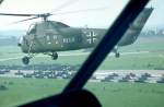 Sikorsky H 34-G III beim Formationsflug anläßlich der Abschiedsparade für Altkanzler Adenauer - 12.10.1963